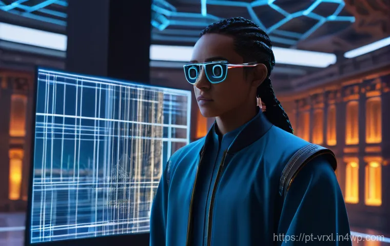 가상현실 여행의 법적 이슈 - **Prompt:** A diverse, fully clothed avatar stands thoughtfully in a vibrant, futuristic virtual Rom...